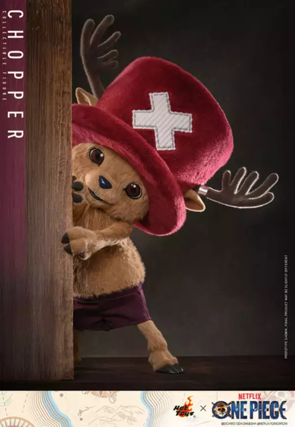 「Netflix実写版「ワンピース」チョッパーが50cm＆モフモフ毛並みで立体化！コレクティブル・フィギュア登場」の画像