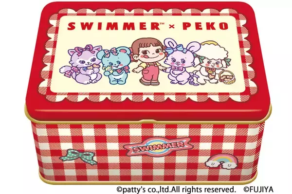 「不二家」ペコちゃん×「SWIMMER」がコラボ！ 可愛すぎる平成レトロ風スイーツ＆雑貨が登場