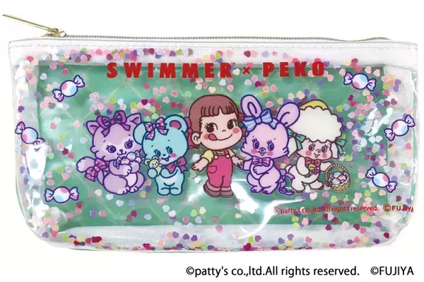 「「不二家」ペコちゃん×「SWIMMER」がコラボ！ 可愛すぎる平成レトロ風スイーツ＆雑貨が登場」の画像