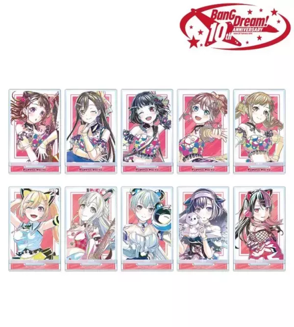 「Roselia×RASの“ラウクレコンビ”がアツい！「バンドリ！」アクスタやTシャツ、BIG缶バッジなどが登場」の画像