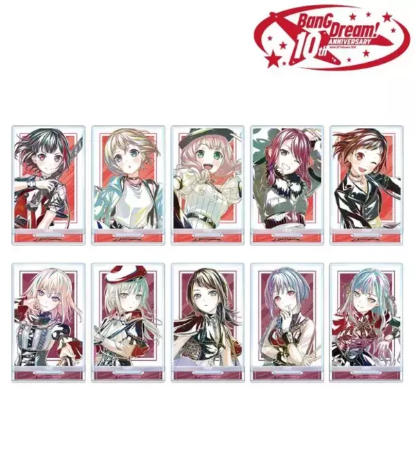 「Roselia×RASの“ラウクレコンビ”がアツい！「バンドリ！」アクスタやTシャツ、BIG缶バッジなどが登場」の画像