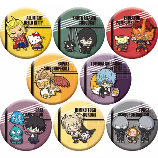 「「ヒロアカ×サンリオ」出久＆ポチャッコが仲良し♪ 第2弾コラボグッズが登場」の画像