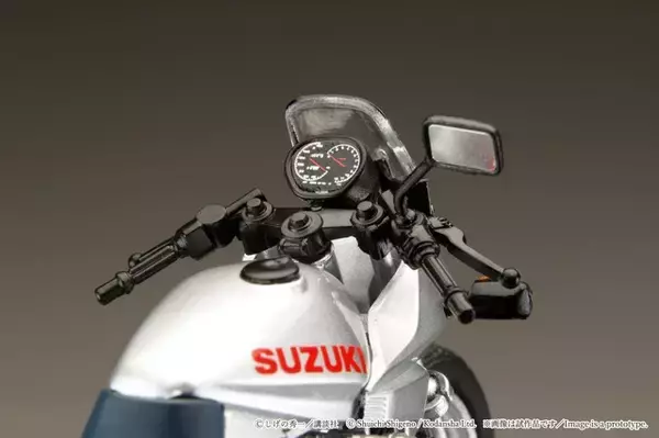 「「バリバリ伝説」聖秀吉の愛車「SUZUKI GSX750S KATANA」を再現！ ダイキャスト製完成品モデルが登場」の画像