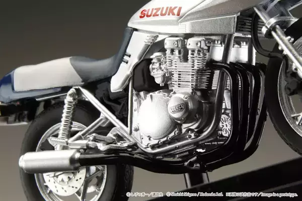 「「バリバリ伝説」聖秀吉の愛車「SUZUKI GSX750S KATANA」を再現！ ダイキャスト製完成品モデルが登場」の画像