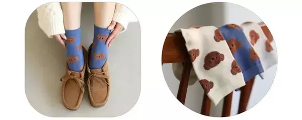 「ミッフィー、ふわもこ靴下があったか＆さりげなキュート♪「ミッフィー」×「靴下屋」コラボ」の画像