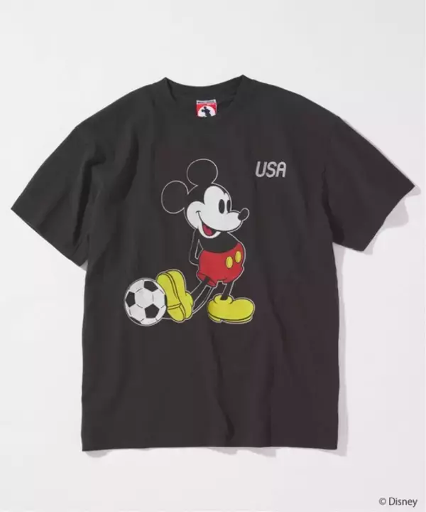 「ディズニー」ミッキー、ミニーたちの“サッカーTシャツ”登場☆ ジャーナル スタンダード別注！