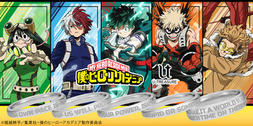 「ヒロアカ」デクやホークスの名台詞がメッセージリングに♪「君の！力じゃないか!!」など英文入り