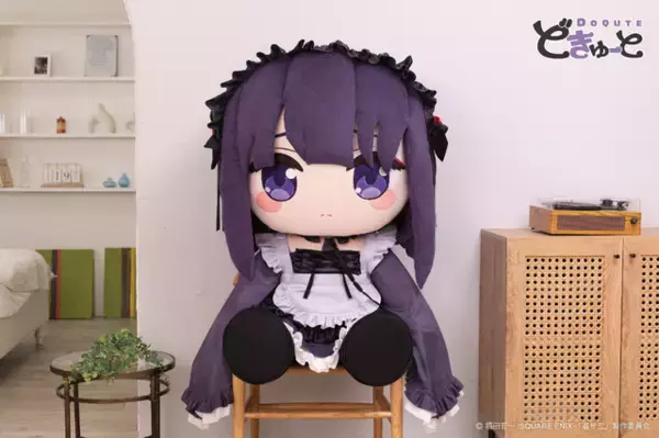「着せ恋」雫たんの特大ぬいぐるみ♪ 高さ1メートルと存在感抜群！ 太ももの正の字も再現されたファン必見グッズ