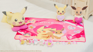 「ポケモン」ピカチュウ＆イーブイがキュート♪ “バレンタイン”がテーマのアミューズメント景品登場