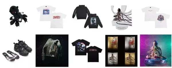 「「攻殻機動隊展」禁断のアニメシリーズ横断グッズも…！全55点の公式グッズ第1弾、発表！Tシャツ、ぬいチャーム、フィギュアなど」の画像
