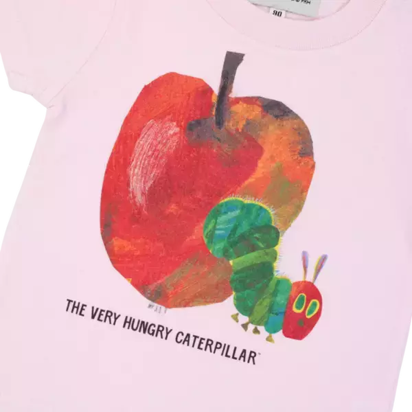 「はらぺこあおむし」デザインTシャツに新色10カラー登場！親子で楽しめるリンクコーデも
