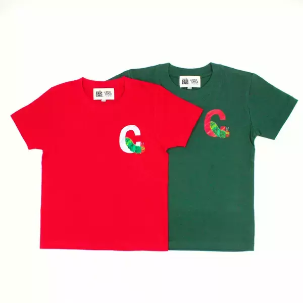 「「はらぺこあおむし」デザインTシャツに新色10カラー登場！親子で楽しめるリンクコーデも」の画像