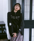 「「ナイトメアー・ビフォア・クリスマス」ジャックのニットカーディガンなど全4型♪ハロウィンへ気分高まる「earth music&ecology」コラボアイテム登場」の画像2