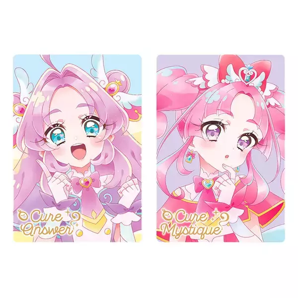 キュアアンサー、キュアミスティックがラインナップ♪ 「プリキュアカードウエハース13」が予約受付中！ 描き下ろしイラストのメタリックカード付き