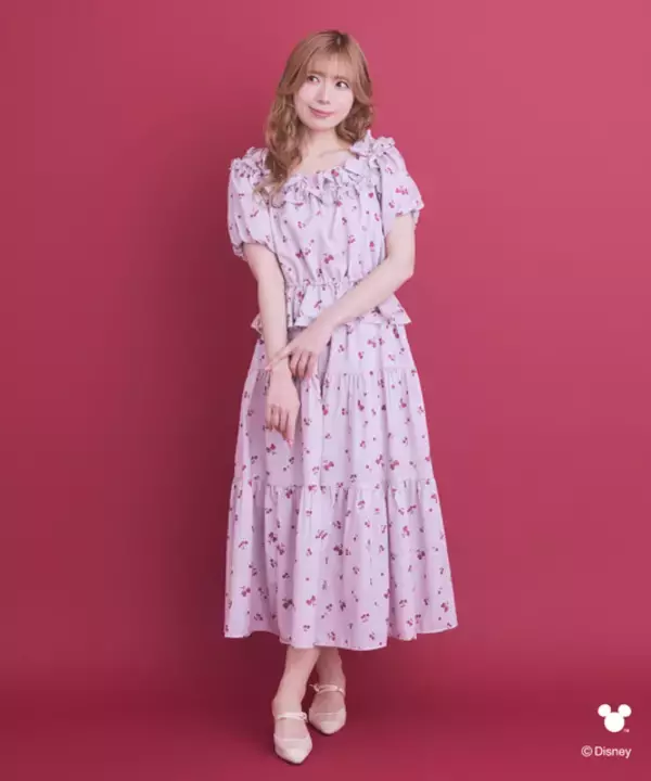 「ミニー×さくらんぼの大人かわいい雰囲気にキュン♪ インフルエンサー・あいにゃんプロデュース「Areeam」アパレル登場」の画像