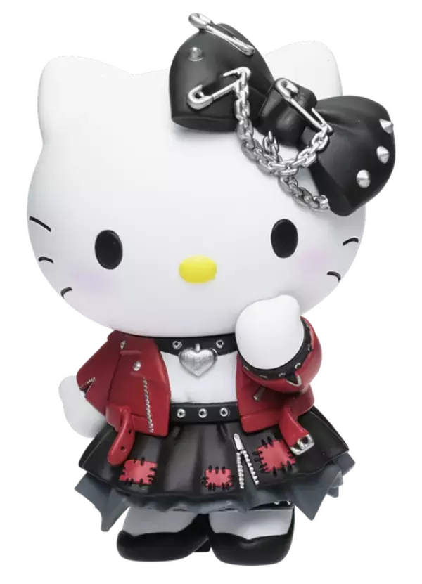 「キティ、クロミらのパンクロック衣装がかわいい☆甘辛コーデのサンリオキャラとハロウィンを楽しもう♪【Happyくじ】」の画像