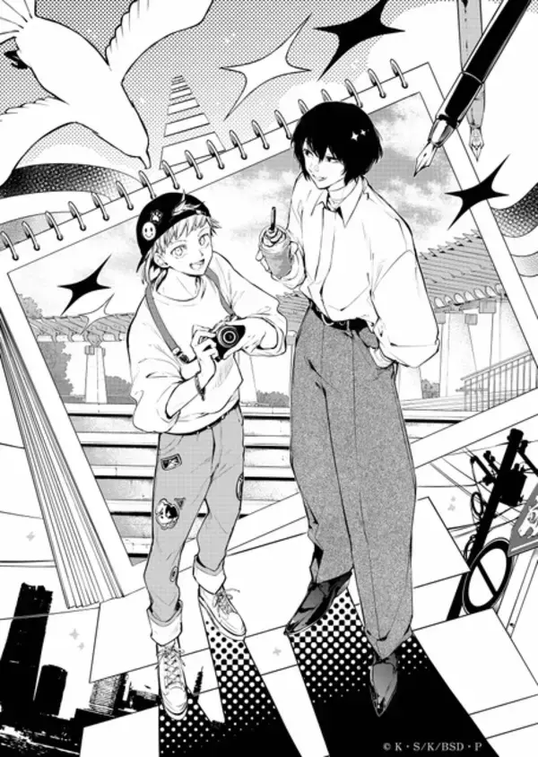 「「文スト」十周年で新規イラストが公開！ 連作版権や春河35による「横浜篇」のイラストも登場！」の画像