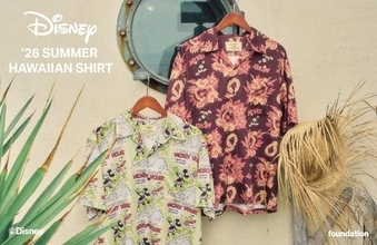 「ディズニー」ミッキーのクラシックなハワイアンシャツ登場♪ プーさんのTシャツコレクションも