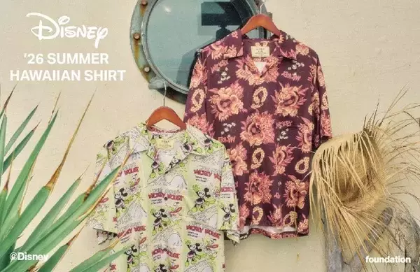 「ディズニー」ミッキーのクラシックなハワイアンシャツ登場♪ プーさんのTシャツコレクションも