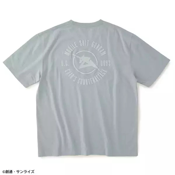 “ジークジオン”「機動戦士ガンダム」シリーズのロゴマーク入りTシャツ登場！ アムロ、シャア、ジオン公国、マフティーのマークをさり気なくアピール