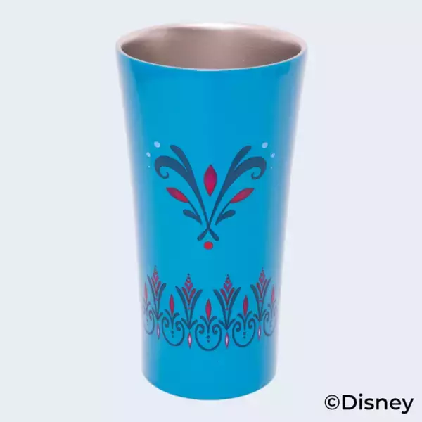 「「アナと雪の女王」アナ&エルサのドレスがモチーフ♪ エレガントなタンブラー＆ショッピングバッグ登場」の画像