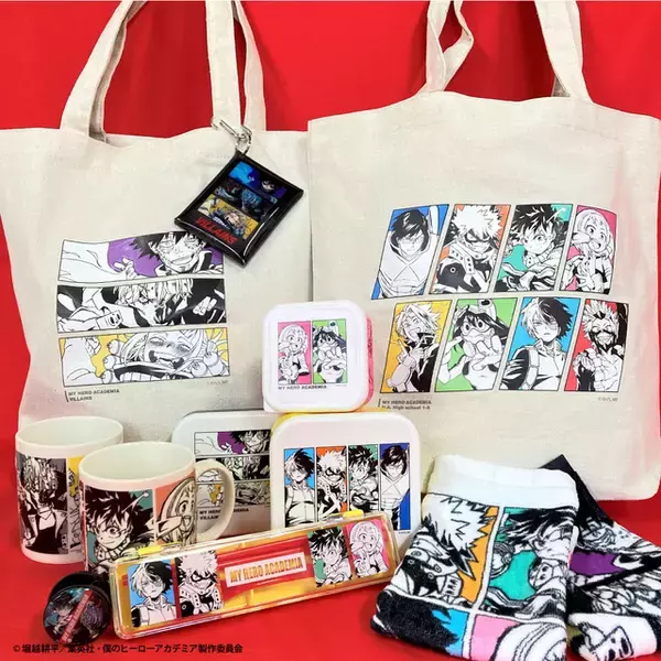 「ヒロアカ」デク、お茶子、トガヒミコの躍動感あるイラストをデザイン♪ サンキューマートとコラボ第2弾決定！