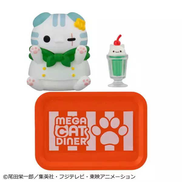 「「ワンピース」キャラが猫ちゃんに大変身!? ニャンピースニャーン！がDINERの店員になって登場」の画像