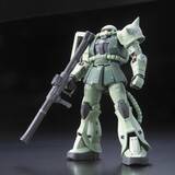 「“ええい！よくもジーンを！”「RG 1/144 MS-06F 量産型ザク」が抽選販売中！ アドヴァンスドMSジョイント採用で、隊長機用アンテナ2種と一般兵用頭部が付属！」の画像1