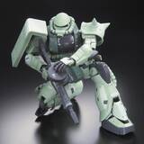 「“ええい！よくもジーンを！”「RG 1/144 MS-06F 量産型ザク」が抽選販売中！ アドヴァンスドMSジョイント採用で、隊長機用アンテナ2種と一般兵用頭部が付属！」の画像3