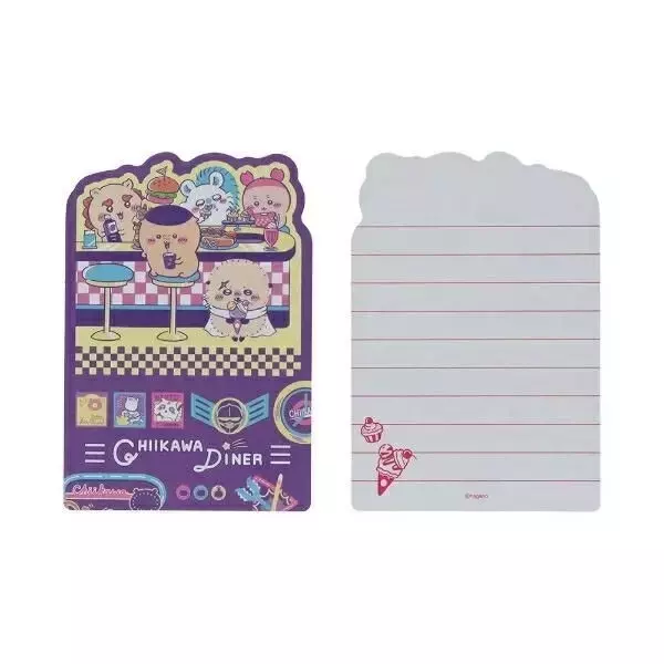 「「ちいかわ」レトロかわいい最新文具が登場！ダイナーでモグモグするちいかわたちがキュート♪」の画像