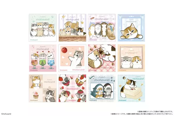 「もふもふにゃんこがスイーツに！キュートな「mofusand」がプリントされたワッフルがファミマに登場♪」の画像