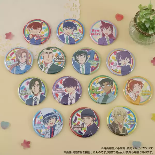 「「名探偵コナン」風の女神・千速も！全種コンプしたくなるポップなお菓子パケ風グッズが登場♪」の画像