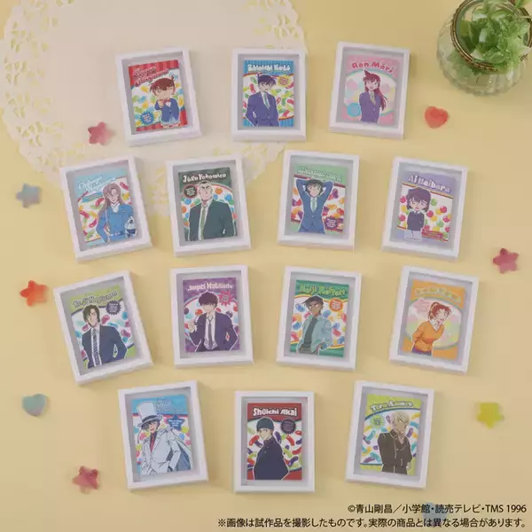 「「名探偵コナン」風の女神・千速も！全種コンプしたくなるポップなお菓子パケ風グッズが登場♪」の画像