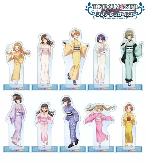 「「デレマス」市原仁奈、高垣楓らアイドル10人の“レース着物”姿が華やか☆描き下ろしグッズが受注中【5月13日まで】」の画像