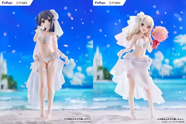 「ウエディング水着の透け感が麗しい…♪「プリズマ☆イリヤ」イリヤ＆美遊フィギュアが発売」の画像