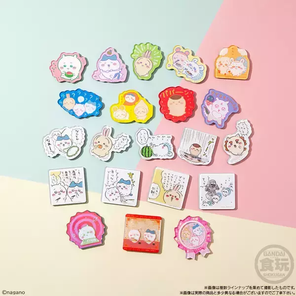 「ちいかわ＆ハチワレの“なんとか…なれーッ!!”や“再現性すごいよッ!!”がデザイン！3種類のレアも入ったキャラマグネット登場」の画像