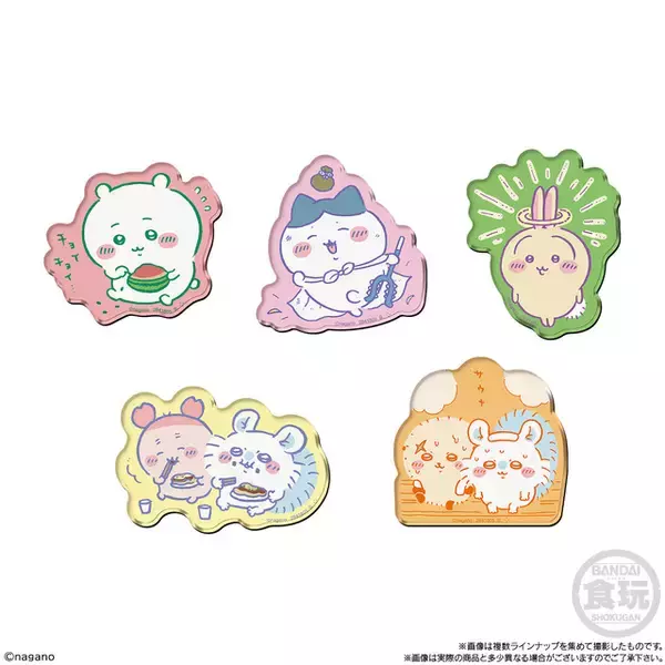 「ちいかわ＆ハチワレの“なんとか…なれーッ!!”や“再現性すごいよッ!!”がデザイン！3種類のレアも入ったキャラマグネット登場」の画像