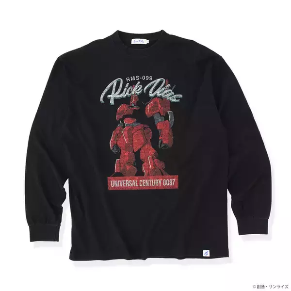 「Zガンダム、リック・ディアス、キュベレイのTシャツが登場！ MS柄＆古着的な雰囲気を味わえるおしゃれなデザイン」の画像