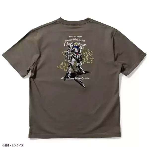 「「ガンダム」鉄血のオルフェンズよりガンダム・バルバトスの大胆刺繍Tシャツが登場！シャア専用ザクやvガンダムのTシャツも再販決定！」の画像