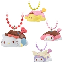 「サンリオ」キティやポムポムプリンが“ぽってり”かわいい♪ とろ～りデザインの「もちマロチョコチャーム」登場