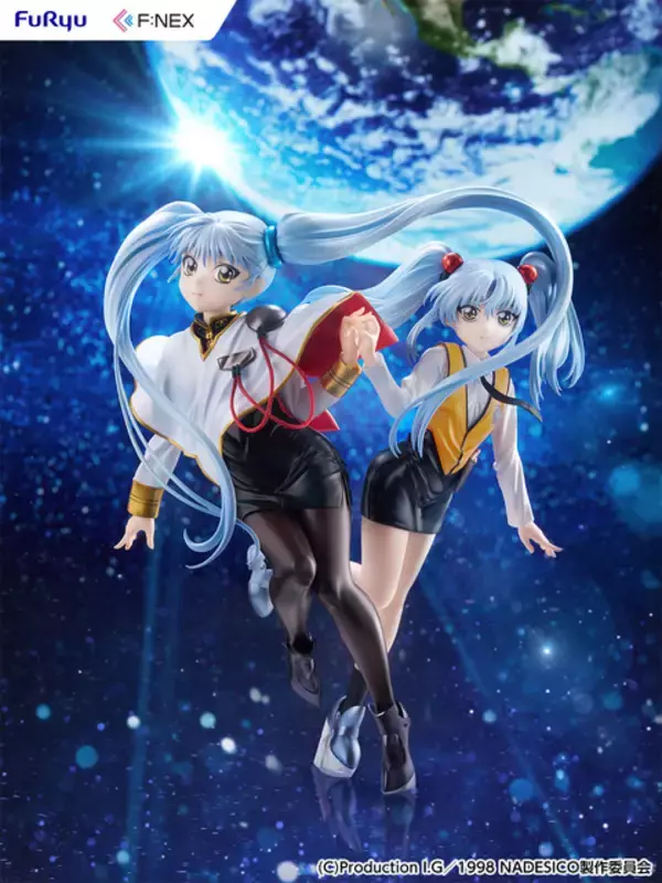 「「機動戦艦ナデシコ-The prince of darkness-」よりホシノ・ルリがフィギュア化！11歳と16歳のルリルリが手を取り合う光景をお手元でも」の画像