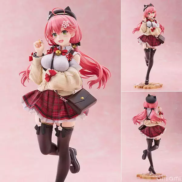 「“にゃっはろ～！”「ホロライブ」さくらみこの私服衣装フィギュアが登場！ キュートなデートスタイルの“みこち”にキュン♪」の画像