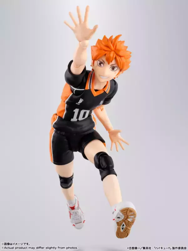 「「ハイキュー!!」日向翔陽"負けたくないことに理由って要る？"  待望のS.H.Figuarts化！専用台座でスパイクの瞬間も再現可能」の画像
