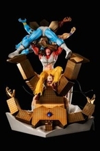 あーーっと夢のドッキングだーーーっ!!「キン肉マン」“マッスルドッキング”の決定版!! 32万円超えの臨場感抜群なフィギュア登場