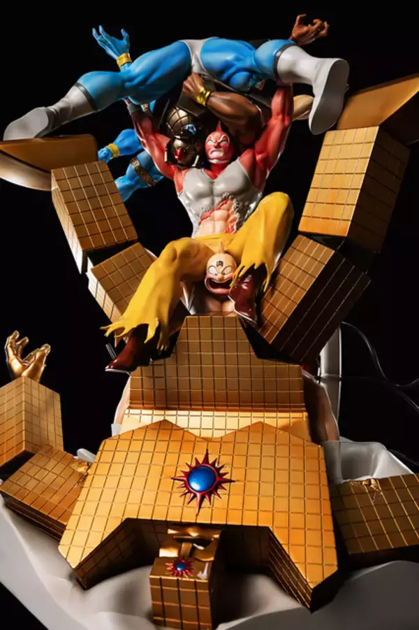 「あーーっと夢のドッキングだーーーっ!!「キン肉マン」“マッスルドッキング”の決定版!! 32万円超えの臨場感抜群なフィギュア登場」の画像