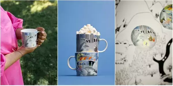 「ムーミン谷の冬」の原画がマグカップ＆ミニプレートに♪「ムーミン美術館」所蔵の限定コレクションの一部が日本で発売