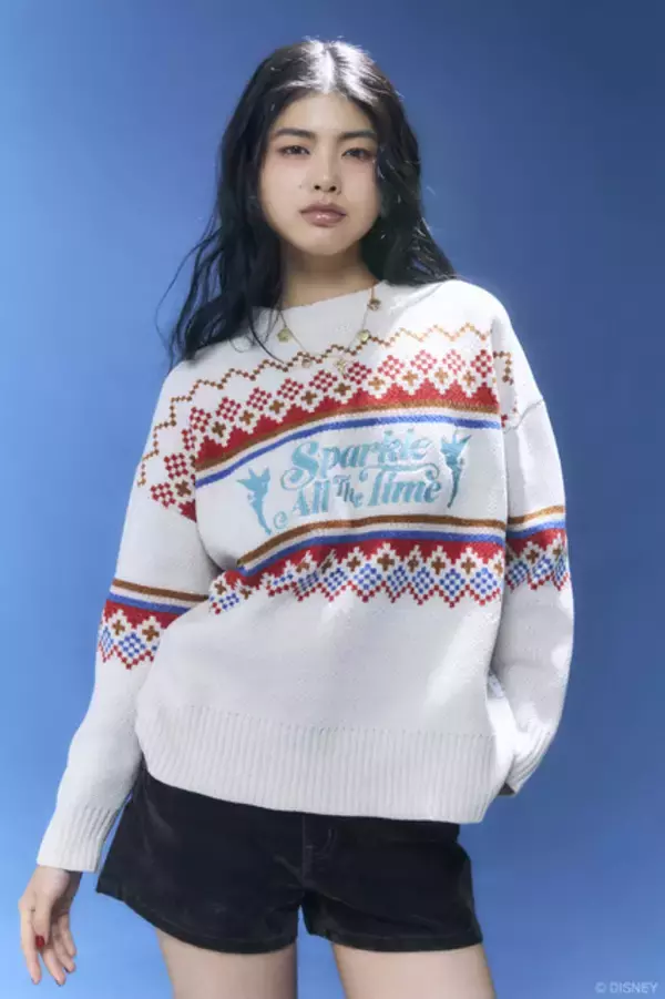 「ディズニー」ティンカー・ベルのニット＆トップスがかわいい♪ アクセサリーにも注目！ MUSがコレクション展開