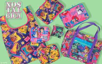 春のレジャーに大活躍♪「ライオン・キング」「リトル・マーメイド」「ピーター・パン」のレトロでカラフルなバッグ＆ポーチが登場！