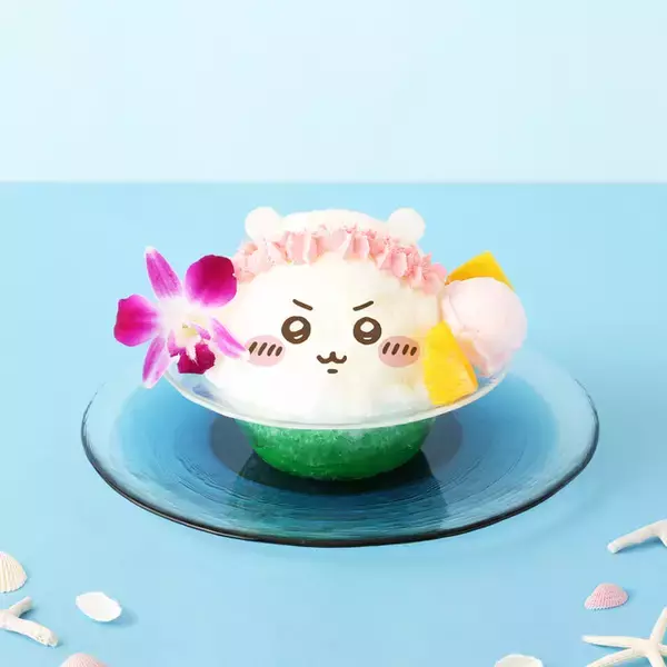 「ちいかわ」がかき氷に!? “セイレーンのたいへんよく漬けました”プレートも！コラボカフェが期間限定オープン☆ハチワレ、うさぎたちのトロピカルドリンクも♪