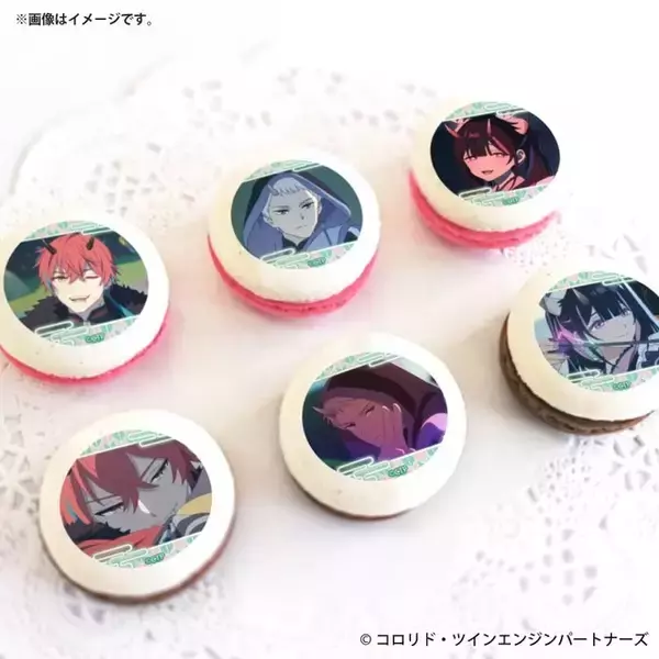 「「超かぐや姫！」かぐや・酒寄彩葉・月見ヤチヨがホワイトデーのスイーツに♪ 缶バッジ付きケーキ＆マカロンが登場」の画像